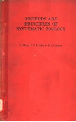 <em>METHODS</em> AND PRINCIPLES <em>OF</em> SYSTEMATIC ZOOLOGY