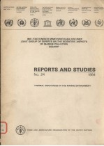 REPORTS AND <em>STUDIES</em> NO.24  <em>THERMAL</em> DISCHARGES IN THE MARINE ENVIRONMENT