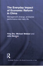 THE EVERYDAY ILPACT <em>OF</em> ECONOMIC REFORM <em>IN</em> CH<em>IN</em>A:MANAGEMENT CHANGE