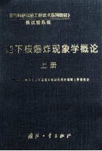 地下核爆炸现象学<em>概论</em>  上册