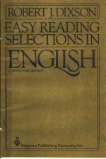 E<em>A</em>SY RE<em>A</em>DING SELECTIONS IN ENGLISH <em>A</em> NEW <em>REVISED</em> <em>EDITION</em>