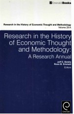 <em>RESEARCH</em> <em>IN</em> THE HISTORY OF ECONOMIC THOUGHT <em>AND</em> METHODOLOGY A <em>RESEARCH</em> ANNUAL