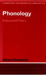 PHONOLOGY ANALYSIS <em>AND</em> <em>THEORY</em>