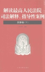 解读最高人民法院司法解释、指导性案例  民事卷  下