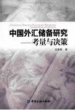 中国外汇储备研究  考量与决策