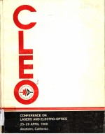 CONFERENCE ON LASERS AND ELECTRO-OPTICS 1988 TECHNICAL DIGEST <em>SERIES</em> VOLUME 7  CONFERENCE <em>EDITION</em>