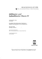 MILLIMETER <em>AND</em> SUBMILLIMETER WAVES 4  <em>VOLUME</em> 3465
