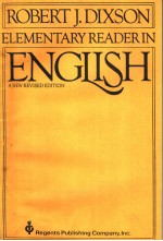 ELEMENT<em>A</em>RY RE<em>A</em>DER <em>IN</em> ENGLISH <em>A</em> NEW REVISED EDITION