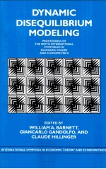 DYNAMIC DISEQUILIBRIUM MODELING <em>THEORY</em> AND <em>APPLICATIONS</em>