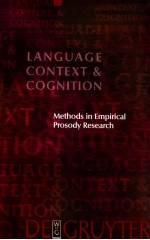 <em>METHODS</em> IN EMPIRICAL PROSODY RESEARCH