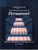 EXPERIENTIAL EXERCISES IN PERSONNEL/HUMAN RESOURCE <em>MANAGEMENT</em> SECOND EDITION