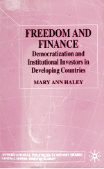 FREEDOM <em>AND</em> F<em>IN</em>ANCE:DEMOCRATION <em>AND</em> <em>IN</em>STITUTIONAL <em>IN</em>VESTOES <em>IN</em> DEVELOP<em>IN</em>G COUNTRIES