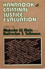 <em>HANDBOOK</em> <em>OF</em> CRIMINAL JUSTICE EVALUATION