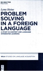 PROBLEM SOLV<em>IN</em>G <em>IN</em> A FOREIGN LANGUAGE