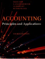ACCOUNTING <em>PRINCIPLES</em> <em>AND</em> APPLIDCATIONS <em>THIRD</em> <em>EDITION</em>