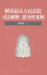 解读最高人民法院司法解释、指导性案例  商事卷  上