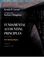 FUNDAMENTAL ACCOUNTING <em>PRINCIPLES</em> WITH WORKING PAPERS FOURTEENTH EDITION