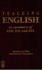 <em>TEACHING</em> ENGLISH <em>TO</em> SPEAKERS OF ESD