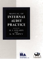 <em>MANUAL</em> <em>OF</em> INTERNAL AUDIT PRACTICE