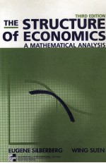 THE <em>STRUCTURE</em> <em>OF</em> ECONOMICS:A MATHEMATICAL ANALYSIS