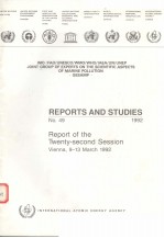 REPORTS <em>A</em>ND STUDIES NO.49 REPORT <em>OF</em> THE TWENTY-SECOND SESSION VIENN<em>A</em>