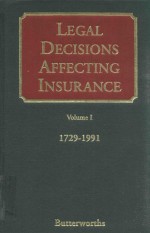 Legal dec<em>i</em>s<em>i</em><em>on</em>s affect<em>i</em>ng <em>i</em>nsurance <em>volume</em> <em>i</em>
