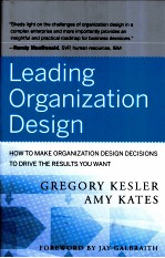 <em>L</em>EADING ORGANIZATION DESIGN