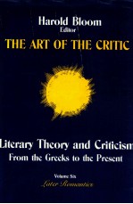 THE ART <em>OF</em> THE CRITIC <em>VOLUME</em> <em>6</em>