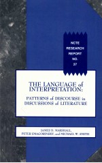 <em>THE</em> <em>LANGUAGE</em> <em>OF</em> INTERPRETATION