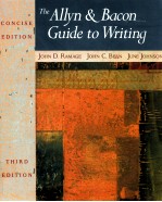<em>THE</em> ALLYN BACON <em>GUIDE</em> <em>TO</em> <em>WRITING</em>