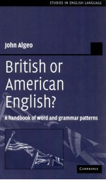 <em>BR</em>ITISH OR AMERICAN ENGTLISH? A HAND<em>BO</em>OK OF WORD AND GRAMMAR PATTERNS