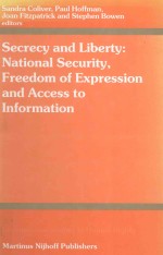 Secrecy <em>and</em> liberty: National security