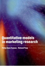 QUANTITATIVE <em>MODELS</em> IN MARKETING RESEARCH