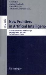 NEW FRONTIERS IN <em>ARTIFICIAL</em> <em>INTELLIGENCE</em>