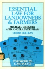 Essential Law <em>For</em> L<em>and</em>owners <em>And</em> Farmers