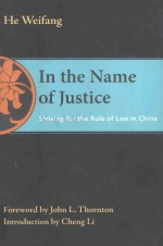 <em>In</em> the name <em>of</em> justice