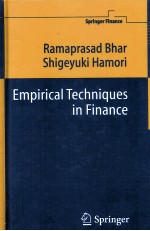 EMPIRICAL <em>TECHNIQUES</em> <em>IN</em> F<em>IN</em>ANCE:WITH 30 FIGURES <em>AND</em> 30 TABLES