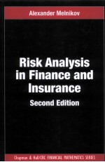 <e<em>m</em>>R</e<em>m</em>>ISK ANALYSIS IN FINANCE AND INSU<e<em>m</em>>R</e<em>m</em>>ANCE SECOND EDITION
