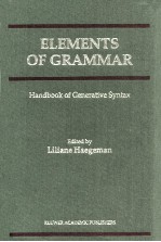 ELEMENTS <em>OF</em> GRAMMAR HANDBOOK IN <em>GENERATIVE</em> SYNTAX