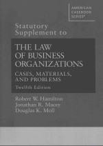 <em>St</em>atutory <em>su</em>pplement to the law of bu<em>si</em>ne<em>ss</em> organizations