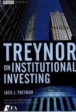 TREYNOR <em>ON</em> INSTITUTI<em>ON</em>AL INVESTING