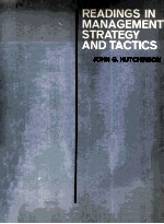 Read<em>in</em>gs <em>In</em> Management Strategy and Tactics