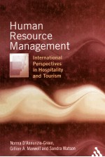 HUMAN RESOURCE <em>MANAGEMENT</em> INTERNATIONAL PERSPECTIVES IN HOSPITALITY AND TOUTISM