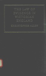 The law of evidence in victo<em>ri</em>an England