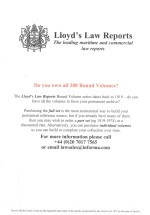 <em>Lloyd</em>'s law reports 2012 volume 2