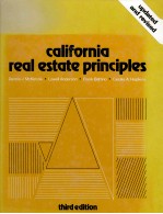 CALIFORNIA REAL <em>ESTATE</em> P<em>RINCIPLES</em>:THIRD <em>EDITION</em>