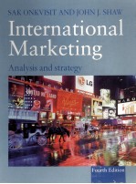 INTERNATIONAL MARKETING <em>ANALYSIS</em> AND STRATEGY FOURTH <em>EDITION</em>