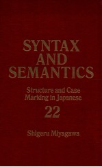 SYNTAX <em>AND</em> SEMANTICS <em>VOLUME</em> 22