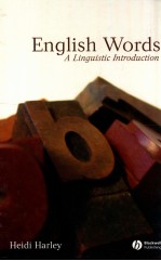 ENGLISH WORDS A <em>LINGUISTIC</em> INTRODUCTION