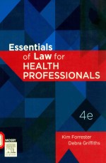 <em>Essentials</em> <em>of</em> law <em>for</em> health pr<em>of</em>essionals
